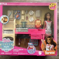 Barbie & Theresa Recipe For Friendship Cook And Create Kitchen Doll Set 