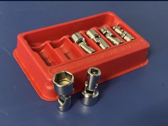 Snap-on Tools 6 pc 1/4" Drive 6-Point SAE Flank DriveR Shallow Universal Socket Set