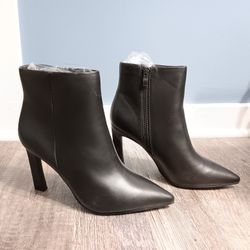Classic Black Ankle Boots 8.5