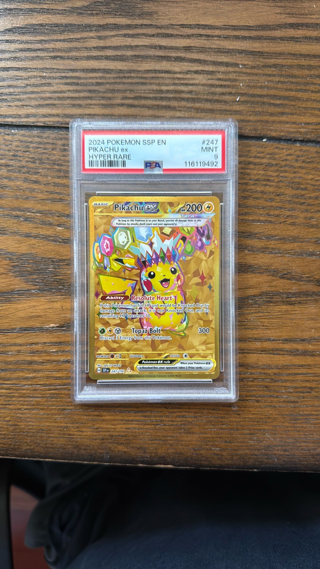 Pikachu Ex 247 PSA 9