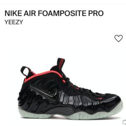 NIKE AIR FOAMPOSITE PRO
YEEZY Used  Size 10.5