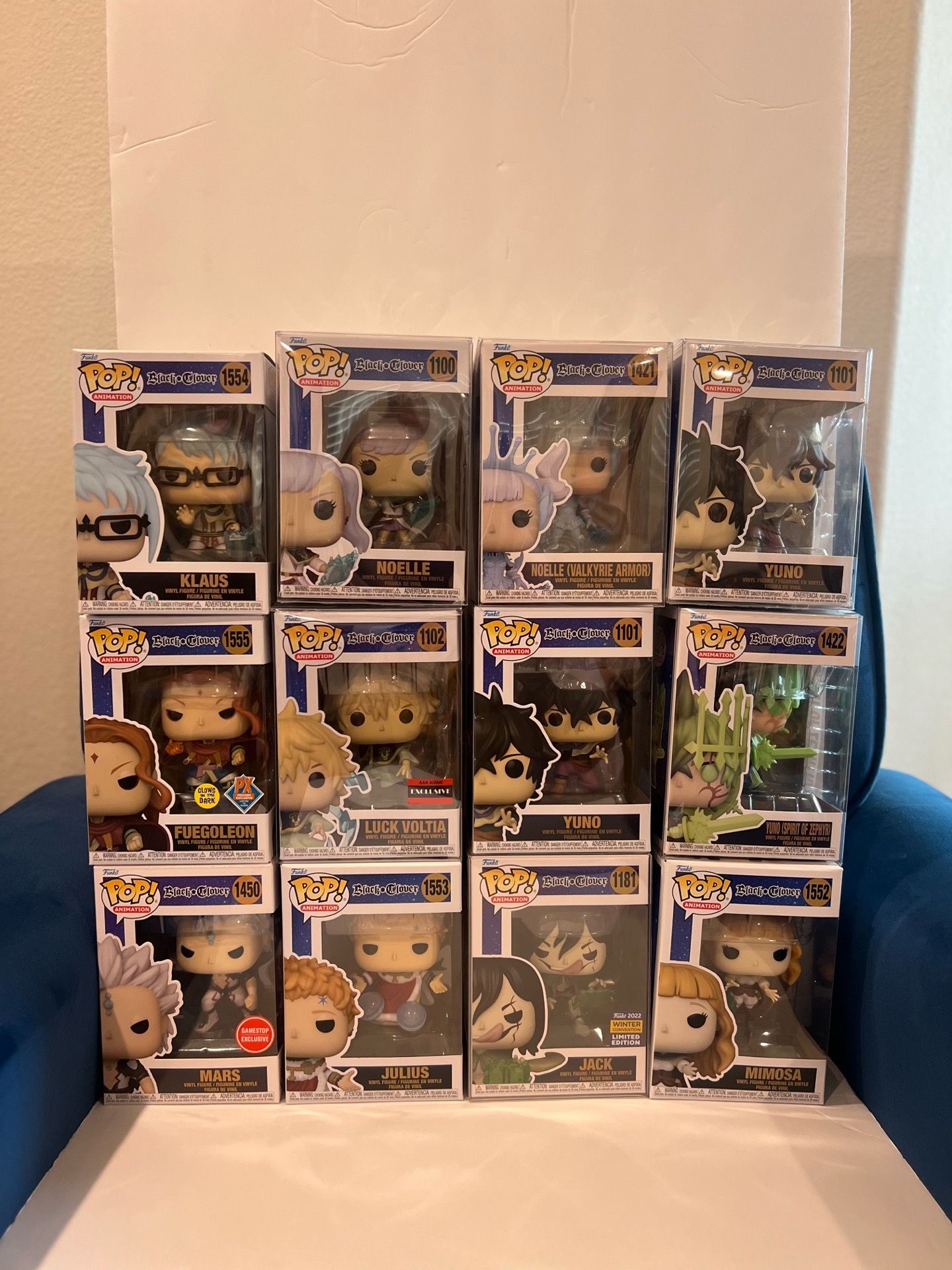 Black clover Funko Pops