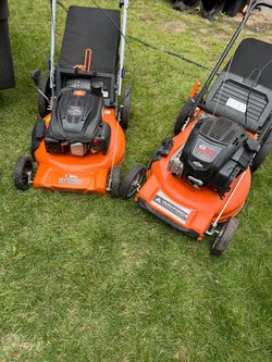 Two mowers to fix
