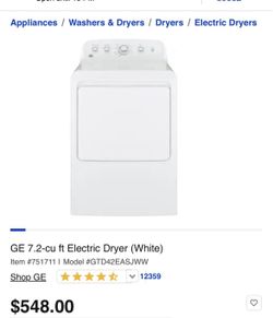 White Washer And Dryer Set