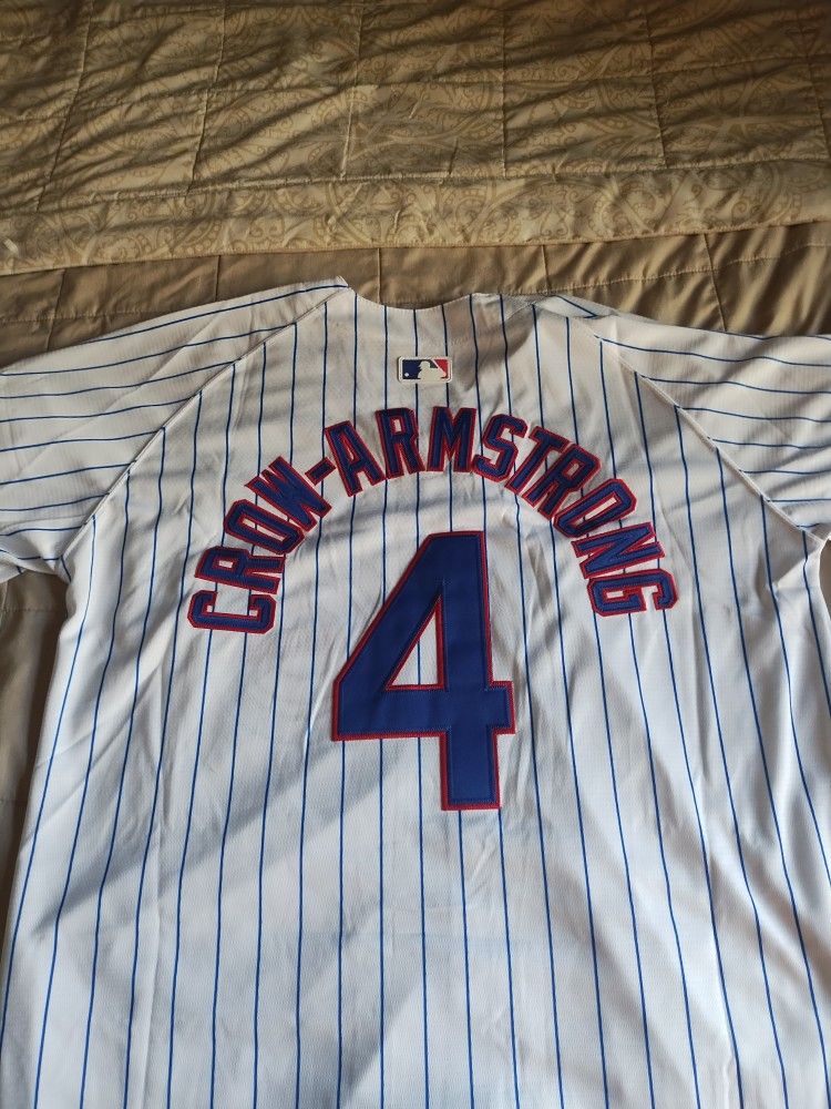 Pete Crow Armstrong Chicago Cubs Home Light Jerseys All Sizes For Now