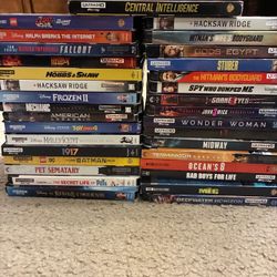 4K Ultra HD movies $10 each