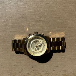 Michael Kors Gold Chronograph Quartz Watch