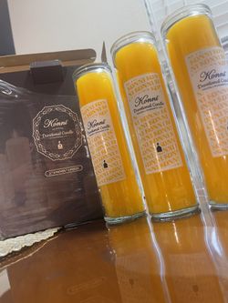 Selling candles, used, once lit for a video