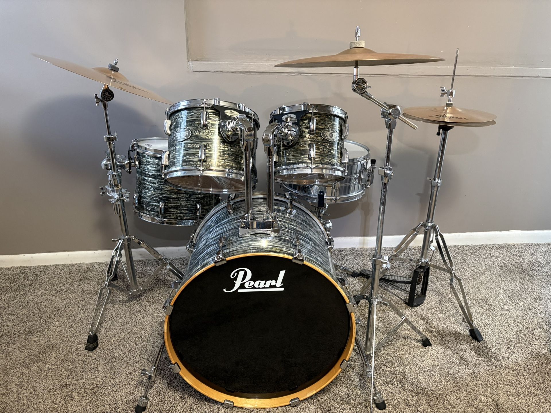 Complete PEARL/ZILDJIAN Drum Set