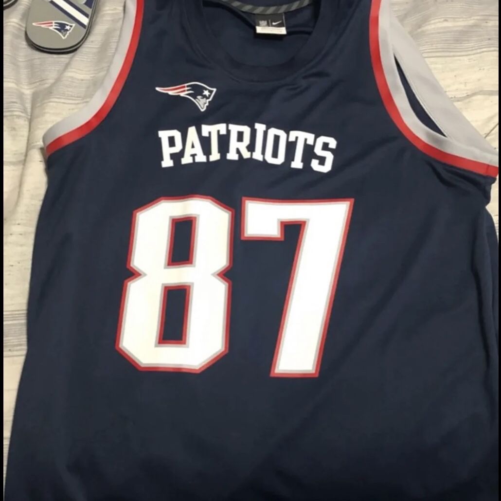 New England Patriots Rob Gronkowski Basketball Style Jersey