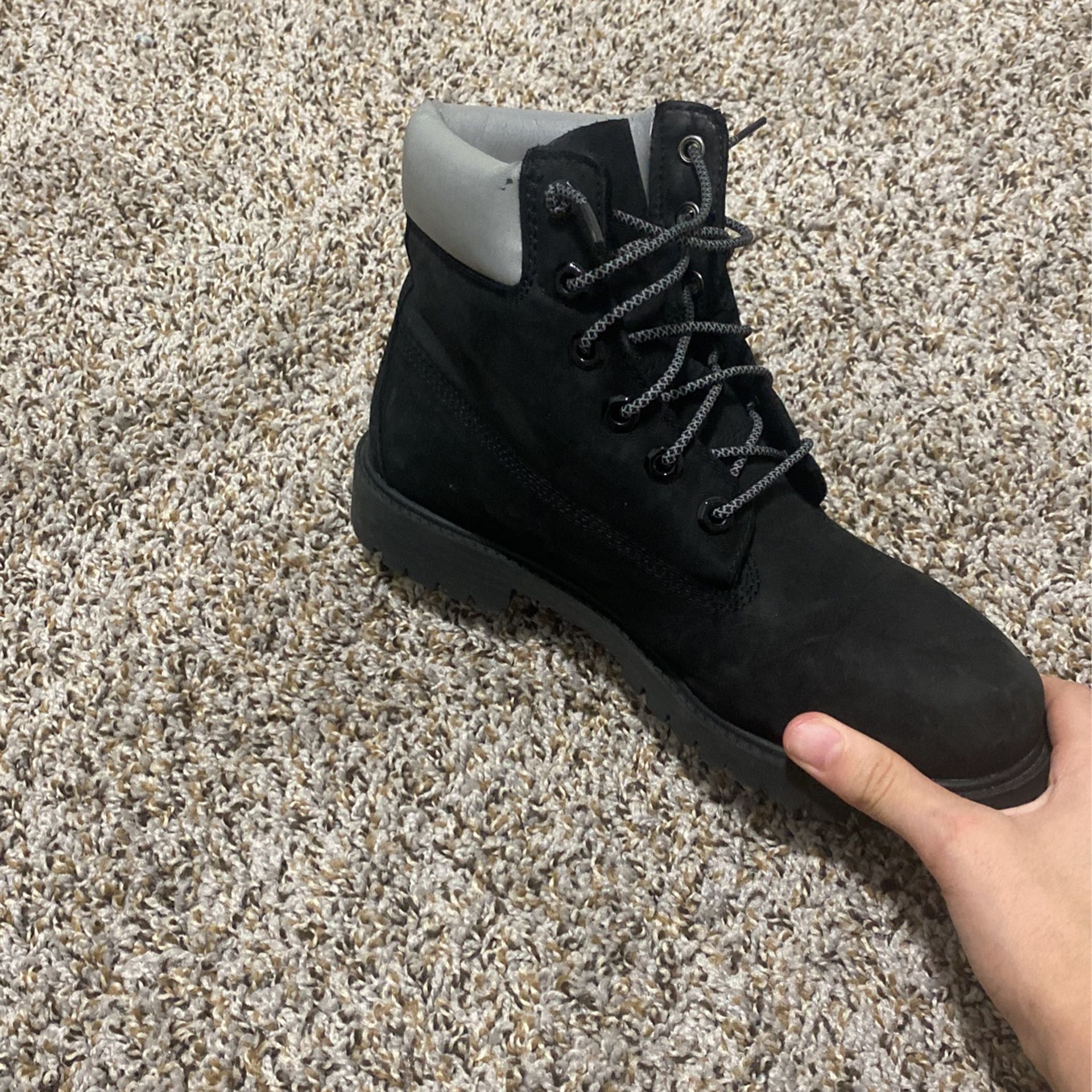 Black Exclusive Tim Boots Reflective  Includes Box