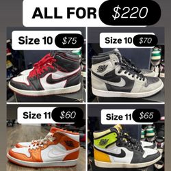 Jordan Retro 1s Cheap Deal 10-11