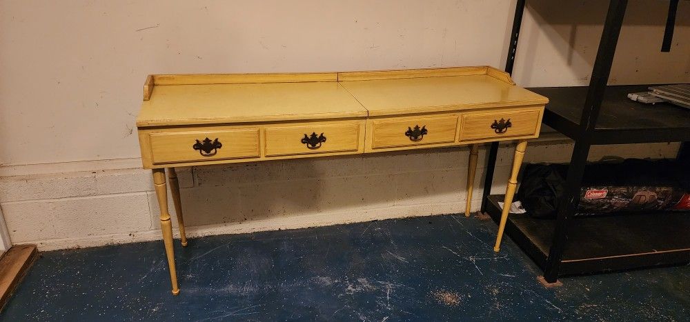 Yellow Console Table 50 OBO