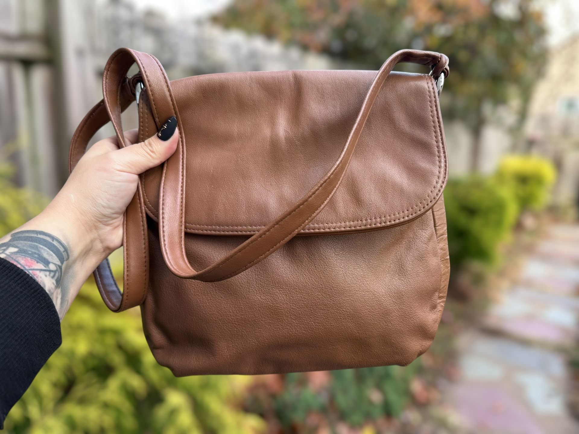 Giani Bernini Vintage Brown Shoulder Bag