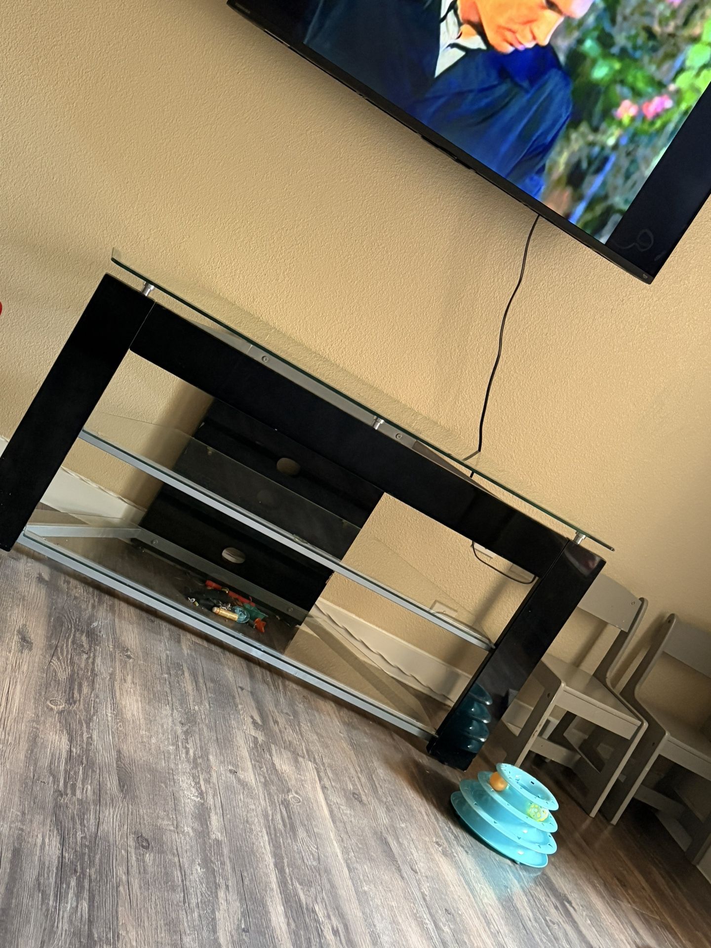 Glass Entertainment Center