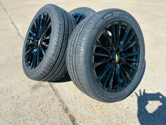 22" gloss black RIMS TIRES 2854522