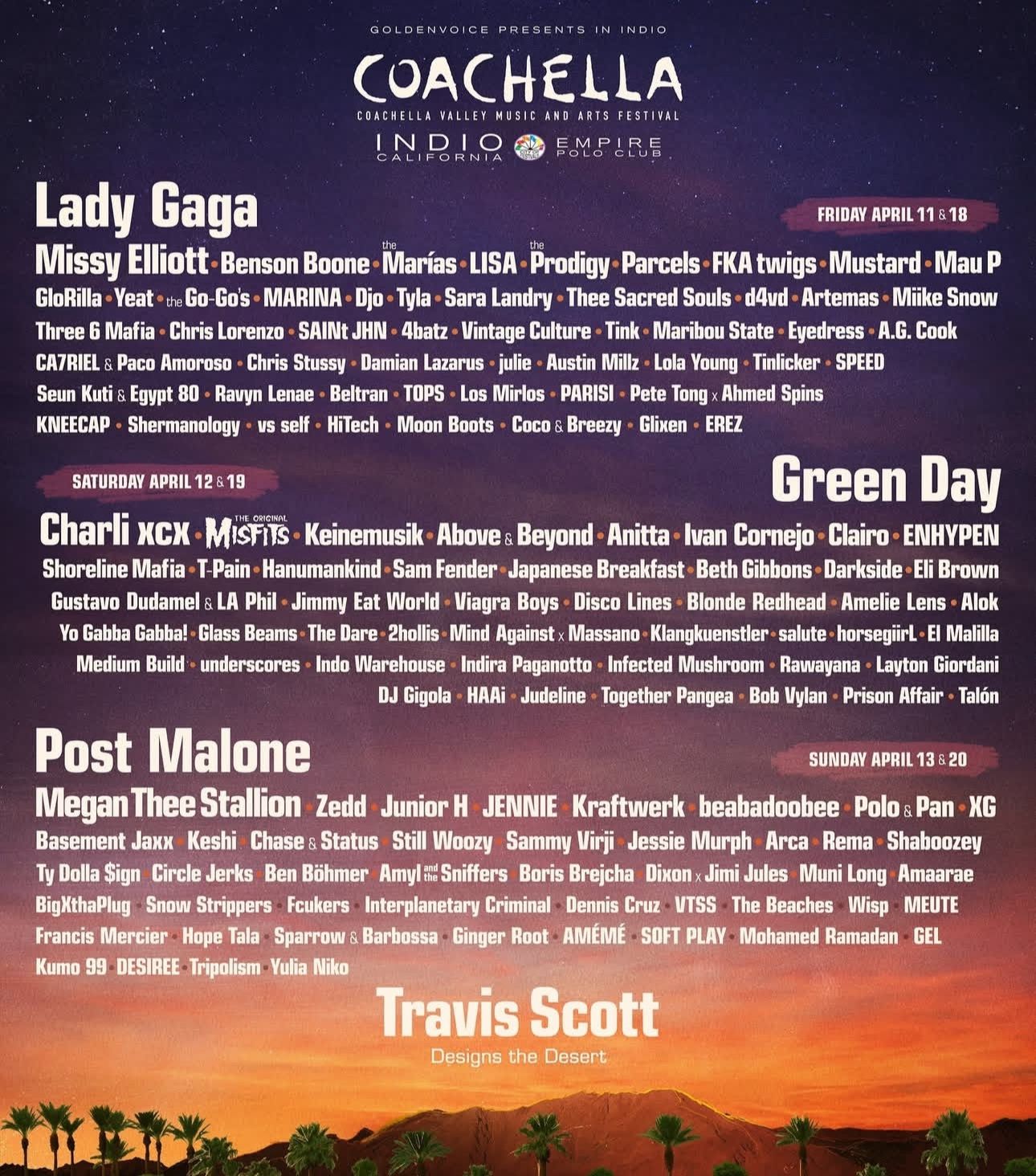 2 Coachella VIP tickets Face Value