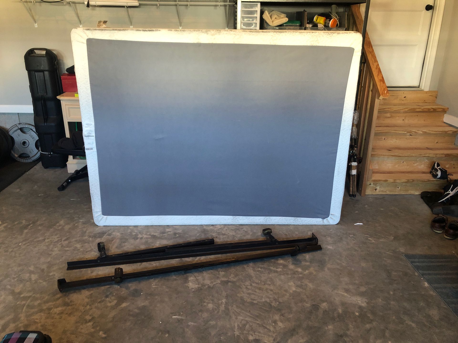 Box spring with bed frame (Free)