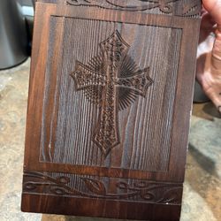 Wooden Cross Urn. Adult Urn. Large