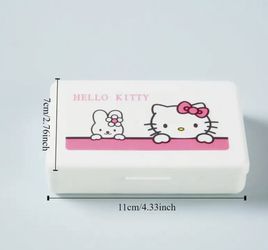 New White Hello Kitty Pill Box 