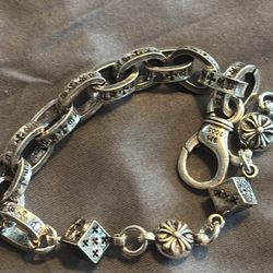 Chrome Hearts 925 Silver Bracelet 