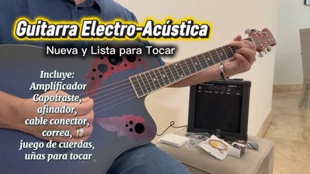 Guitarra electro acústica nueva