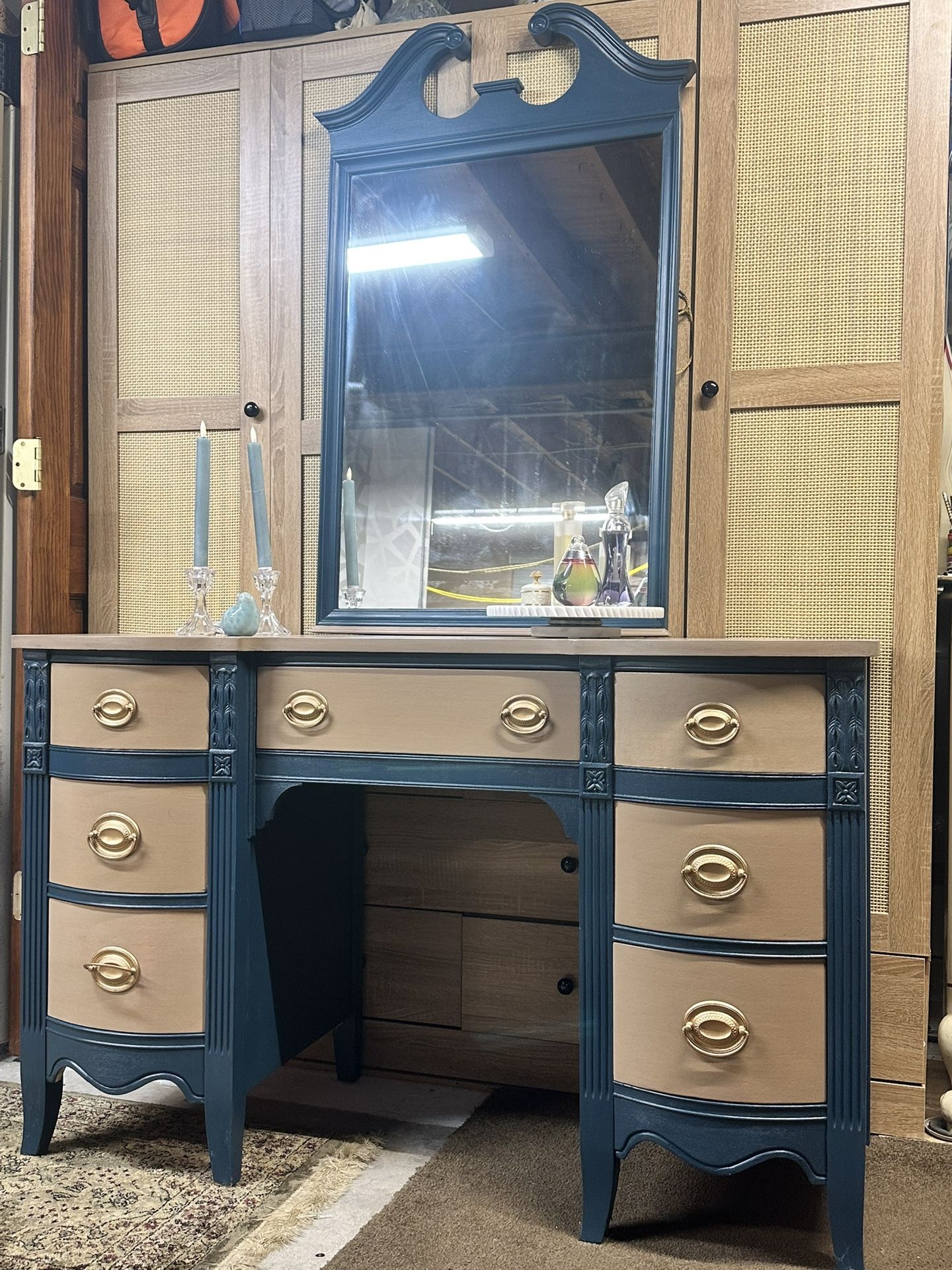 Vintage Mid century vanity