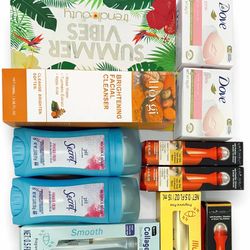 beauty bundle with deodorant, cleanser, eye cream, and more #skincare #beauty