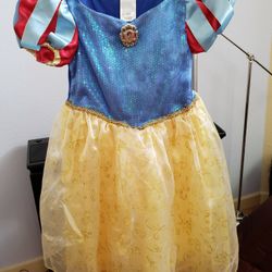 Authentic Disney Store Princess Snow White Costume for Girl 7/8