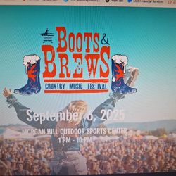 Boots & Brews Country Music Festival Exclusive LASSO LOUNGE Tickets For Sale $145 Each