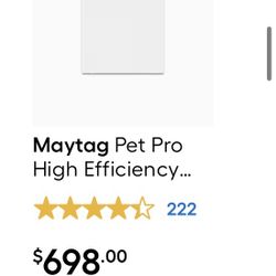 Maytag Wascher Machine New  Open Box 