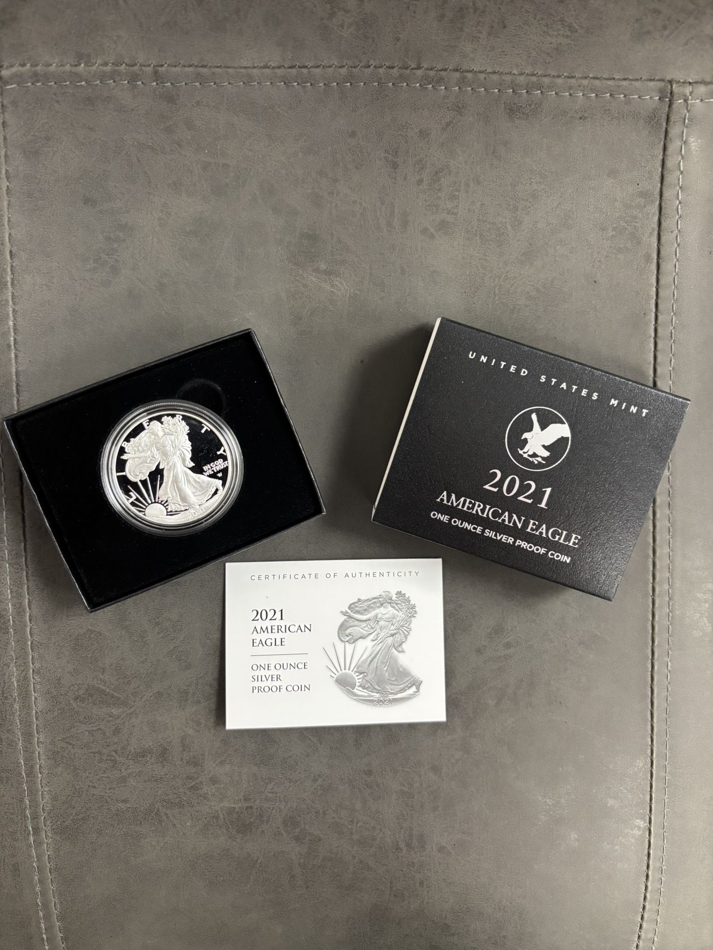 2021-S Type 2 American Silver Eagle in OGP -- STELLAR PROOF COIN!