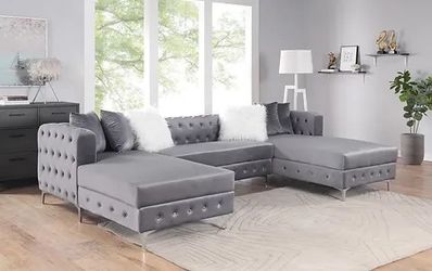 Natalie collection Double Chaise Sectional