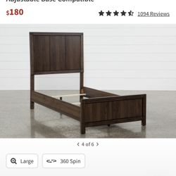 Title Twin Bed W/ Mattress