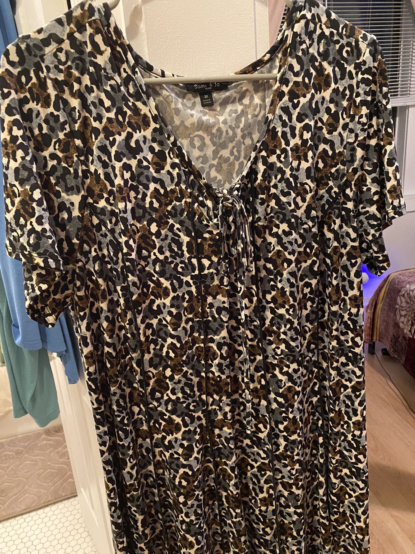 Long Leapord Dress