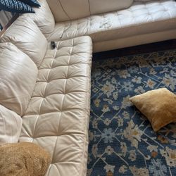 Bloomingdales Leather Sofa Sectional 