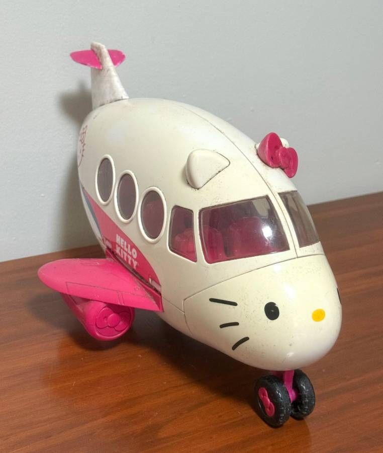 Hello Kitty Sanrio Jet Plane Airplane Playset Collectible Toy