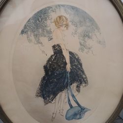 Le Bonnet Bleu By Louis Icart 