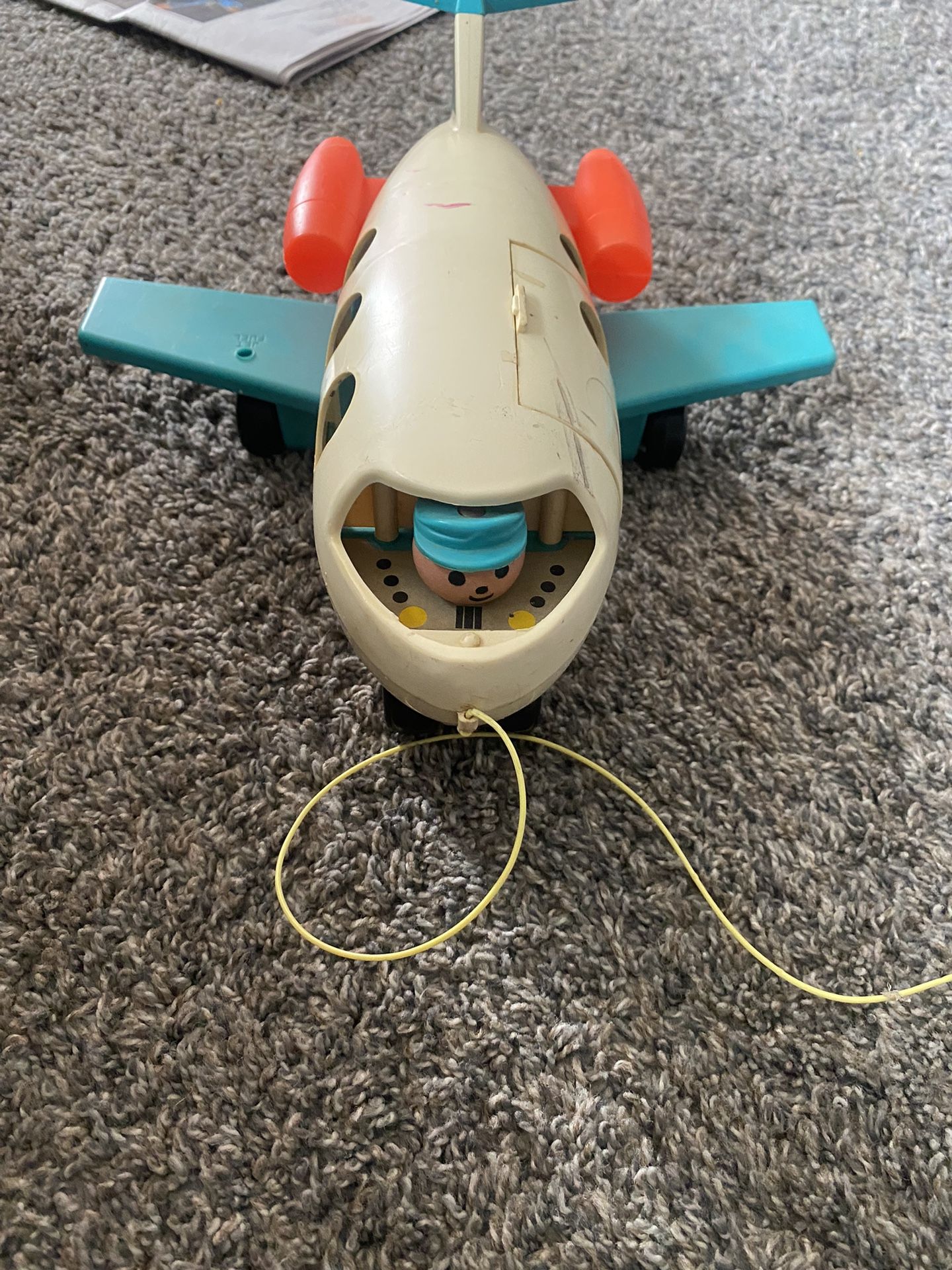 1970 Fisher Price Toy Airplane