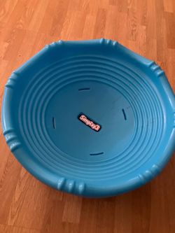 Simplay3 Blue Plastic Kids Saucer Sled