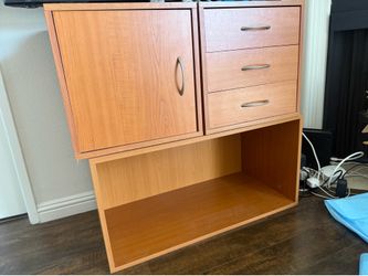 Stackable Wooden Shelf (3 units)