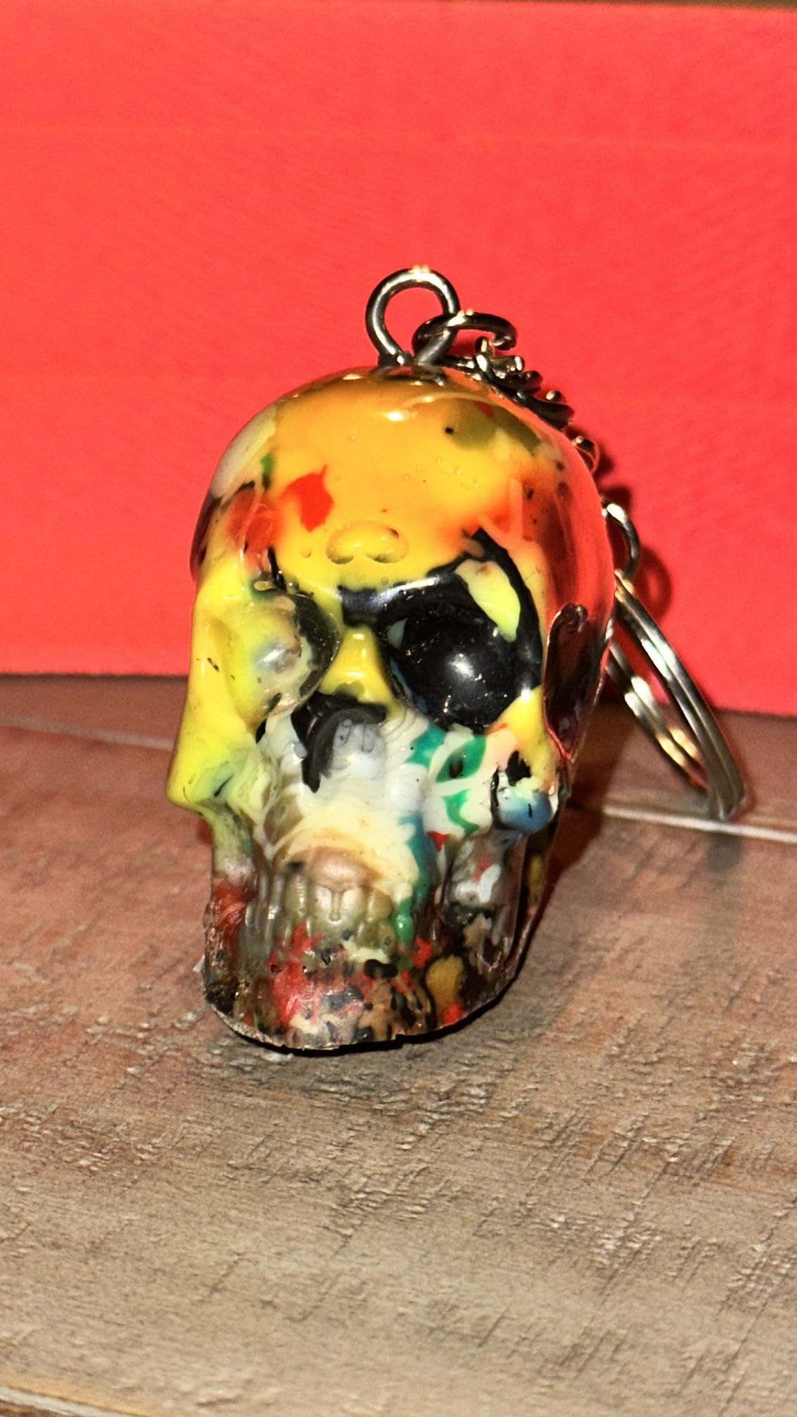 Custom Skull π Key Chains