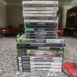 PS1 PS2 Dreamcas And XBOX games