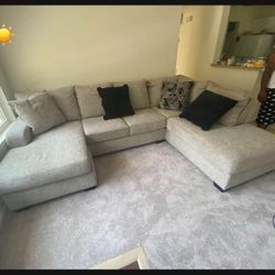 🆕 Megginson Storm Large Sized Soft& Comfort U Shaped Sectional Chaise🆕💚 New Brand‼️ Fastest Delivery 🚚 Living Room ✌🏻