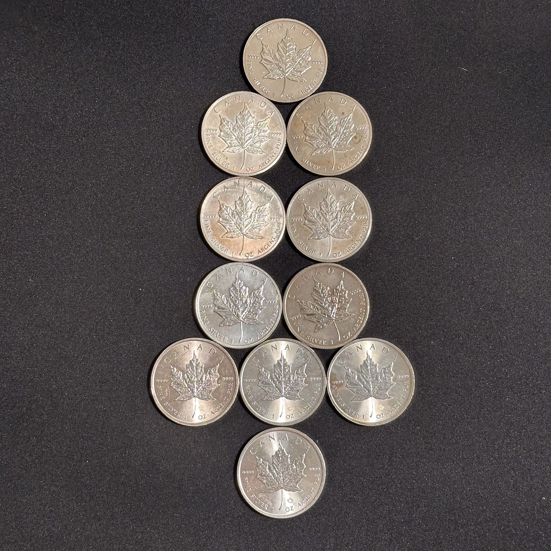 1 OZ SILVER COIN CANADIAN MAPLE LEAF