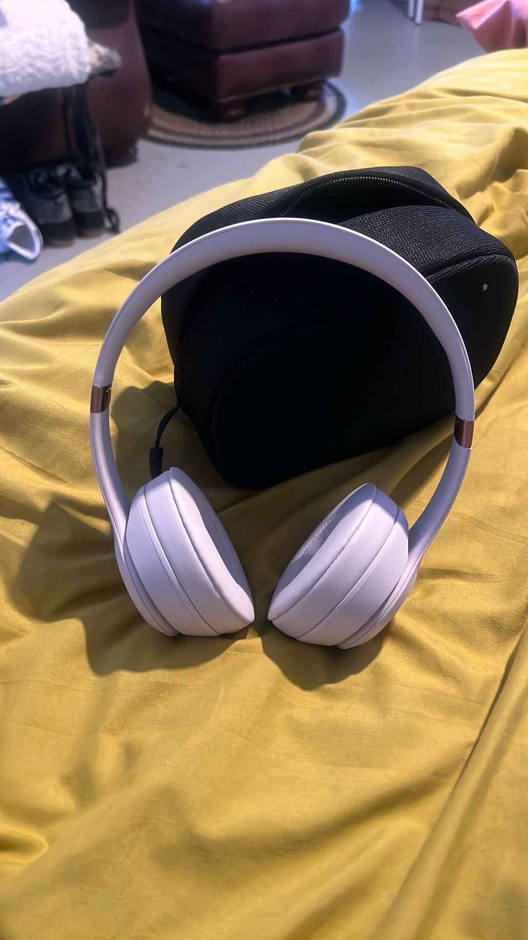 Pink beats Bluetooth headphones
