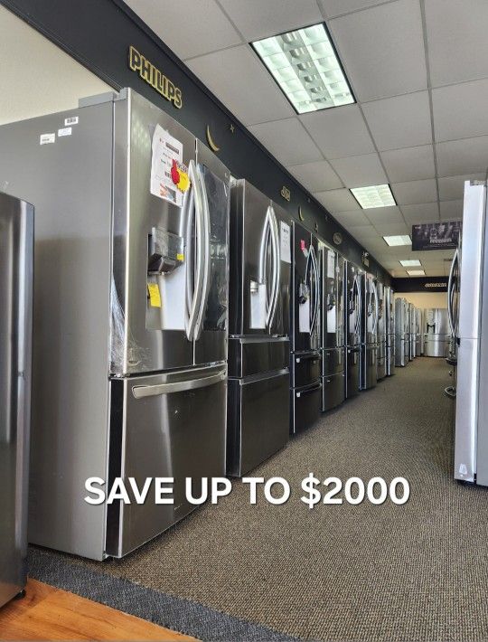 GE 23.0 Cu. Side By SideRefrigerator