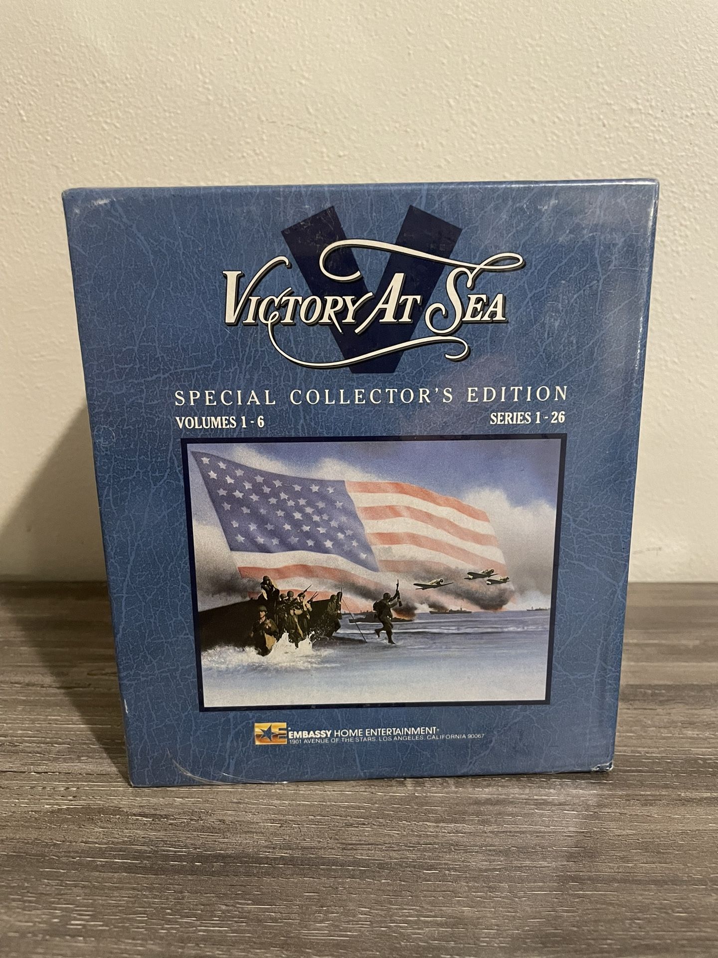 Victory at Sea Special Collectors Edition Vol. 1-6 (VHS, 6-Tape Set) New Sealed