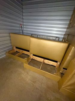Gold Vinyl club/lounge Booth chairs