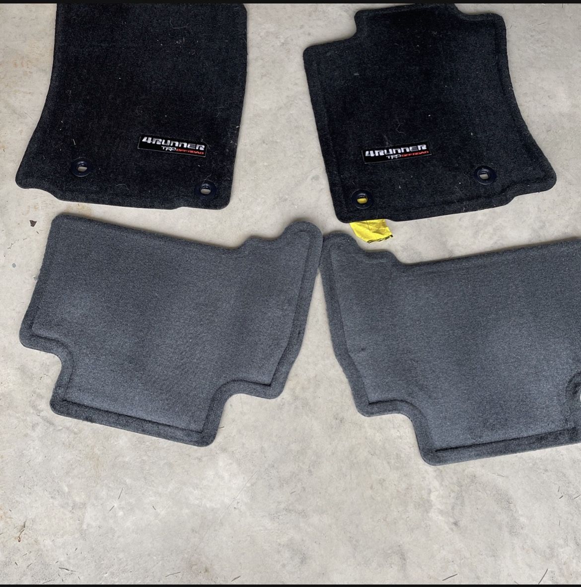 2018 Toyota 4 Runner TRD Off-road Floor Mats New